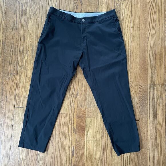 Birddogs Stretch Khakis Chino Pants Built In Liner Black Mens Measured 36 x 27 - Picture 1 of 7